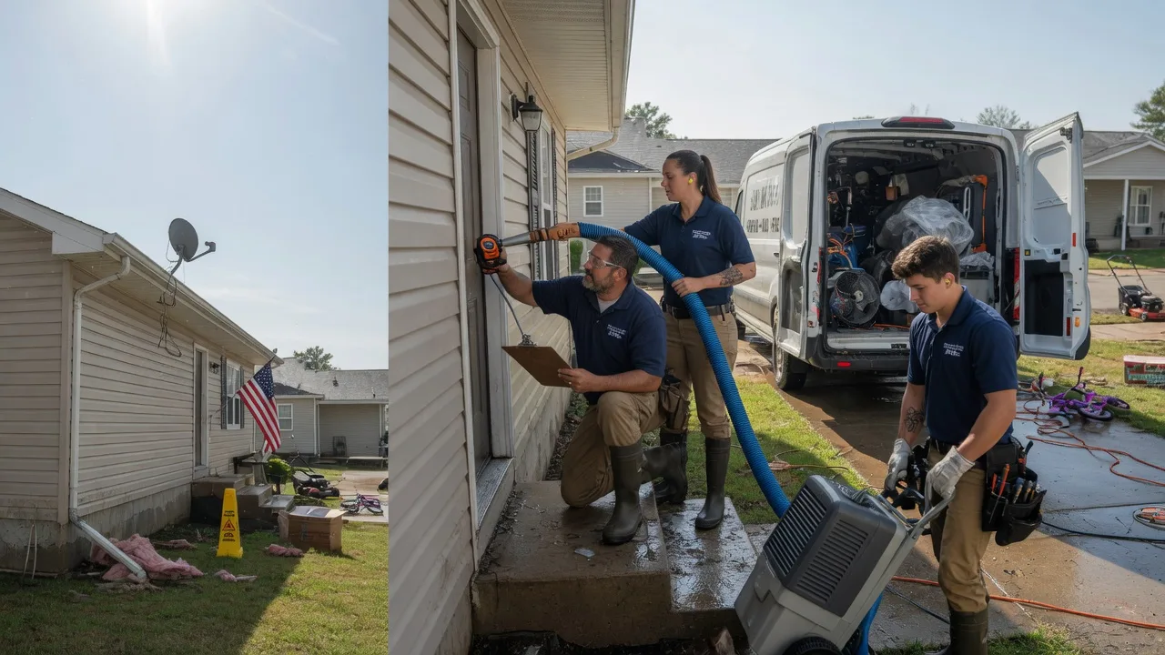 Ceiling Water Damage Restoration in Camden, MI near me